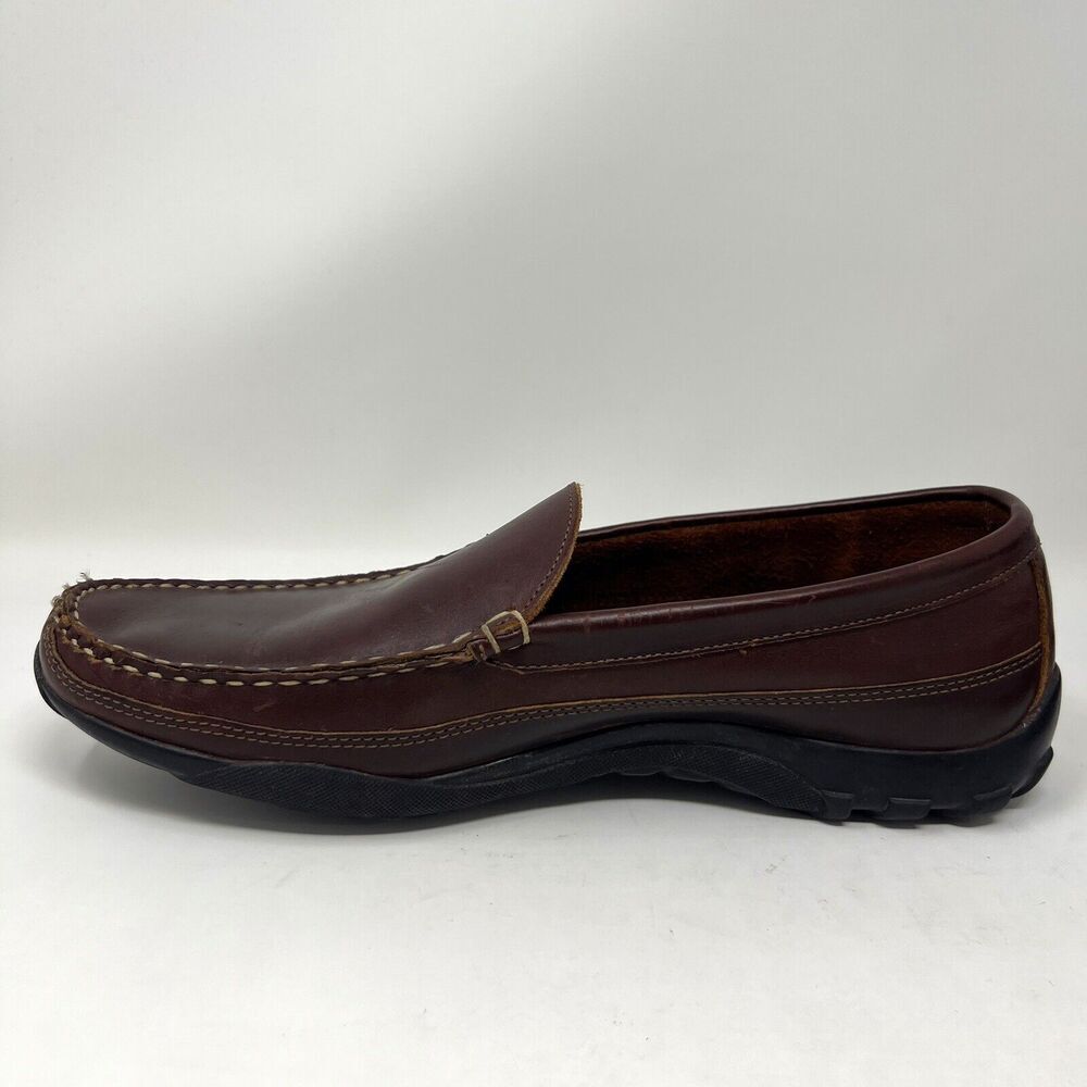 Allen Edmonds Boulder Venetian Driving Moccasin Brown Moc Loafers Men’s Size 11 - Picture 7 of 11